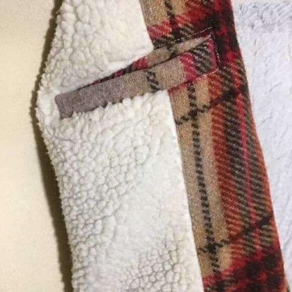 Riveted Wear Xenon Men Tan/Brown Plaid Jacket Men Size Large - Picture 12 of 13
